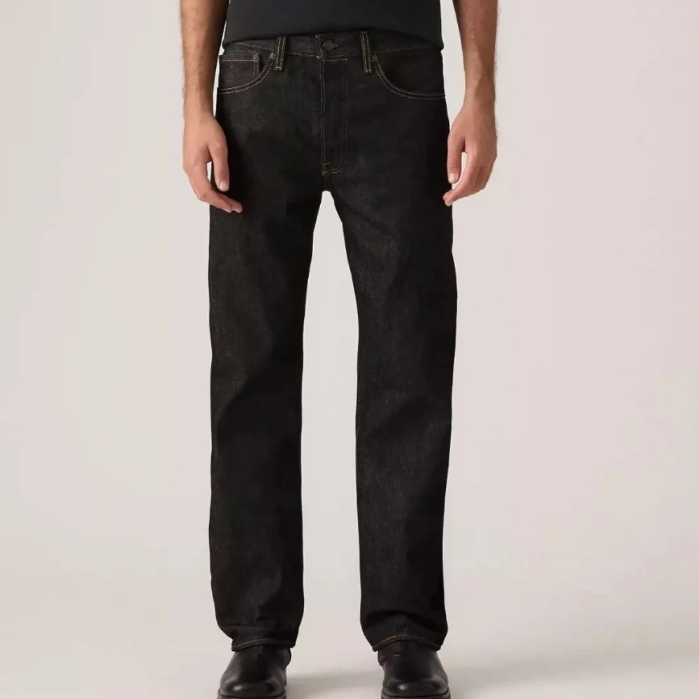 Levi's Men's 501 XX Original Shrink to Fit Button Fly Jeans in Black- Size 32x30